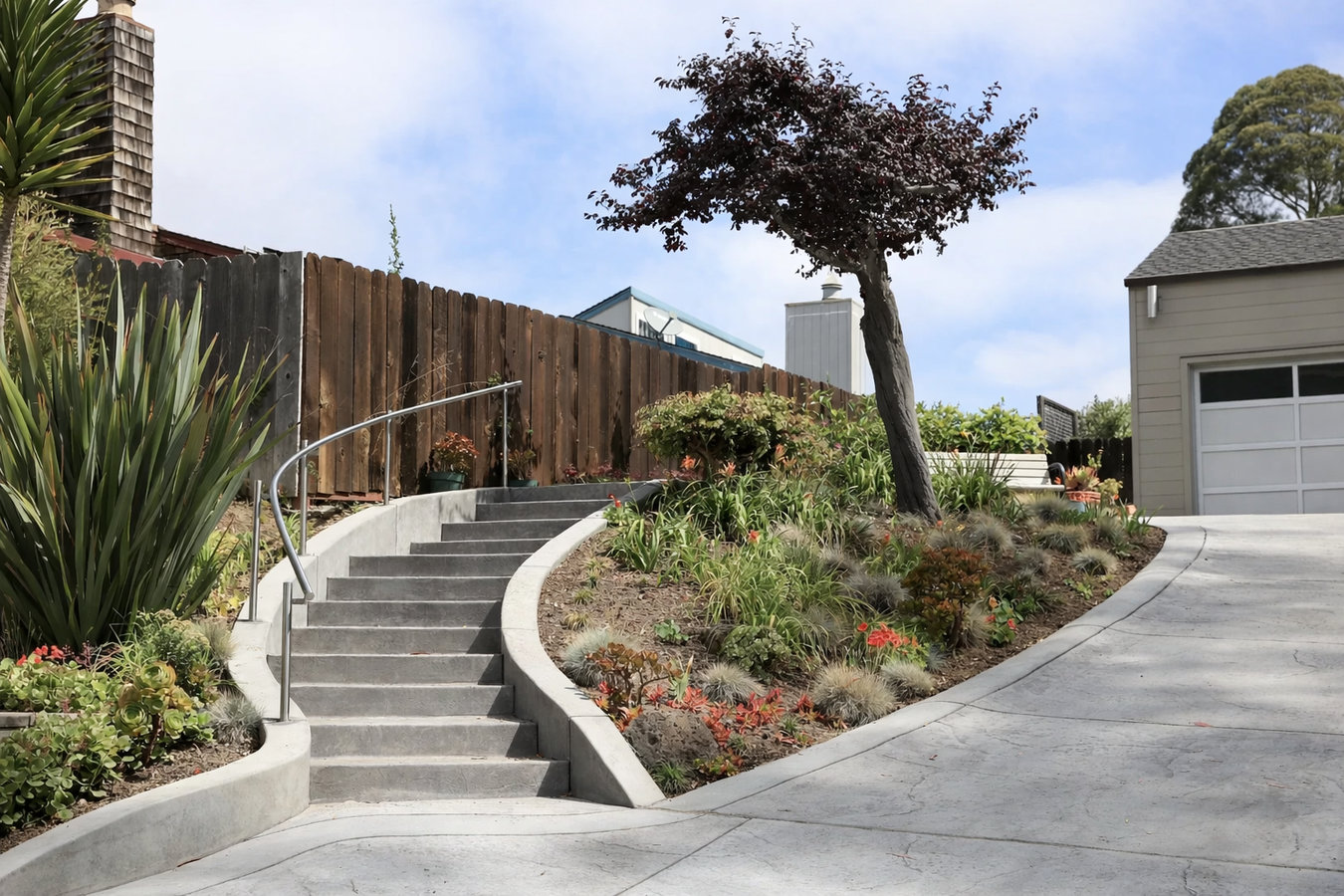 Concrete steps construction in Rialto, CA